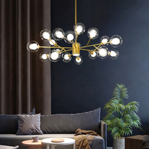Brief Modern Chandelier Nordic Light Lavish Living Room Creative Personality Net Red Magic Bean Lighting Bedroom Dining Room Atmospheric Luminaire
