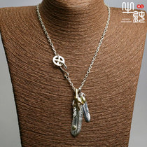 Bull blunt Seiko Takaqiao Golden Eagle Feather Feather Manual 925 pure silver made of Zhou Yangqing same style