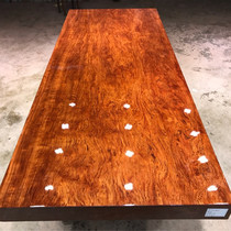 Size: 200-82-10 bar flower large plate solid wood log red wood tea table tea table desk boss table flower pears