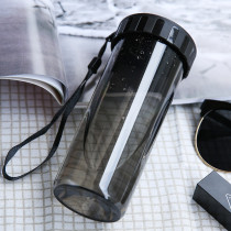 Glue cup Plastic thickened transparent student sports handy cup Simple male and female students small fresh water cup w