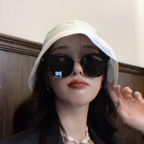 Western Bensunglasses Woman Han Edition Big Frame Nets Red Sunglasses Street Clapping and Ancient Harbor Wind big face and round face box to be thin