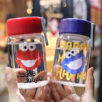 Weird mood glass Korean personality funny Cup male and female students creative trend Net red water cup wide mouth