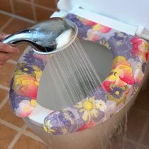Korean toilet pad thin foam toilet pad scrubable toilet paste toilet seat ring Toilet seat cover Waterproof toilet cover