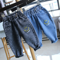 Clearance baby Korean denim trousers boys casual pants children spring and autumn pants tide boy 1191
