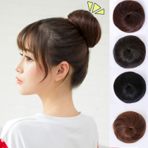 Kim Kaili wig meatball hair bag Wig bag plate hair bud head Wig meatball hair ring bud straight hair bag