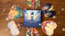 Mind Transformation Card Blue Angel Heart Card Heart Soul Cards English Original New Beauty