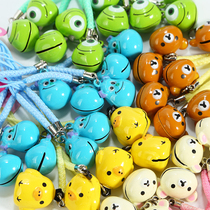 Cartoon little bell cute chicken rabbit monster hair monster single eye Bell accessories key chain pendant anime perimeter