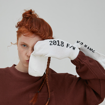 square houlest new original wild sports leisure sports simple men and women cotton breathable socks