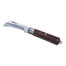 Eagles Print Straight Mouth Electrician Knife 03521 Small Bend Electrician Knife 03522 Special Steel Stamping Red Wood Handle