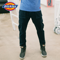 Dickies multi-bag overalls summer new waist elastic adjustable drawstring casual pants DK007076