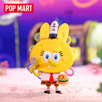 Popmart Bubble Matt LABUBU SpongeBobs Handmade Blind Doll Trendy Creative Gift