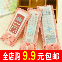 Air conditioning remote control remote control set Protective cover TV dust cover Universal bag Household digital cover Fabric European style