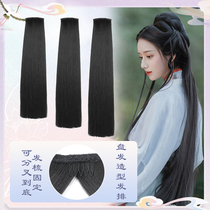Ancient Clothes Hanfu Corn Requires Wig Pieces A Piece Of Style Not Easily Knotted Ancient Wind Breeze and Hair Styling Hair Styling Hair Styling Hair Styling