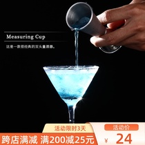 Stainless steel bartender measuring cup Anx Cup double head measuring cup ml oz cup cocktail bartender tool bar utensils