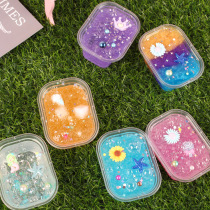 Net celebrity foaming glue non-stick hand m home genuine slime diy set girl crystal mud Children safe and non-toxic