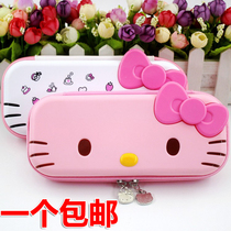 HELLO KITTY Hello Kitty Pencil Bag Female Pupil Pencil Case 2019 New Girls PE Pencil Case
