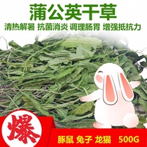 Pet Boutique Pasture Rabbit Dandelion Guinea Guinea Pig Treats Cold Enteritis Antibacterial Anti-inflammatory Dragon Cat Hay 500g