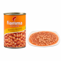 Italy imported volcano tomato juice Baked Beans 400g InTomato Sauce Baked Beans