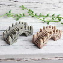 Chinese style Jiangnan small bridge refrigerator stickers Chinese wind small bridge painted resin magnetic refrigerator decoration stickers home accessories