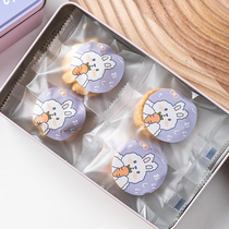 Cookie Cookie Packing Bag 2021 New Snowflake Crisp Bag Cartoon Little Bear Bull Rolling Sugar Packing Bag