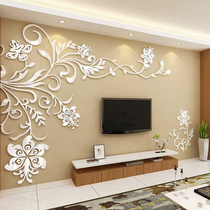 TV wall decoration background wall 3D three-dimensional acrylic wall stickers Wall stickers Wall stickers Living room creative layout