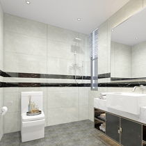 White simple modern living room wall tile 400x800 medium plate kitchen bathroom wall tile Marble wall tile