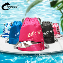 Swimsuit storage bag Swimming bag Wet and dry separation female portable water bag Male swimming equipment shoulder beach bag slipper bag