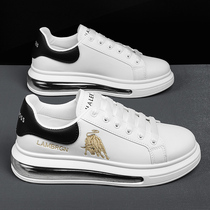 Childrens shoes Little White Sports McQueen 2021 New Air Cushion Autumn Spring and Autumn Mid-Tong Tong Brand Boy Board Shoes