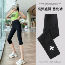 Ice Silk Shark Pants Summer Thin woman outwear 70% beats bottom pants to collect hip and hip high waist tight fit Barbie yoga pants