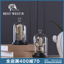 Modern simple living room ornaments Home decorations Nordic ceramic creative crafts Cactus ornaments