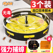 Cockroach trap Household house adhesive board drug lore a nest end non-non-toxic kill in addition to cockroach trapping artifact
