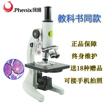 Phoenix professional microscope XSP-02-640X students high-definition optical breeding biological high-power experiment