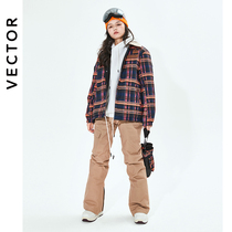 VECTOR Ski Set Men and Women Adult Couple Winter Retro Warm Waterproof Venture Double Water-resistant Ski Clothes