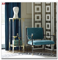 Indoor soft metal high transparent acrylic flower rack Transparent plexiglass living room sculpture decoration flower crystal rack