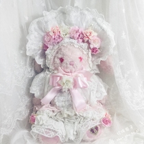 Pearl Rabbit Rabbit Bear Clothing Milk Tea Bear Clothing Small Lolita Skirt Midvillage Milk Tea Flower Wedding with exchangeable color
