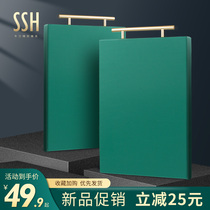SSH cutting board household food grade antibacterial anti-mildew cutting board PE cutting board plastic sticky board chopping board thick knife board