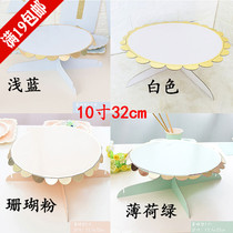 Single layer cake rack disposable paper birthday cake tray dessert table decoration ornaments gilding shelf thick