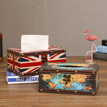 Personality American Cramps Paper Towels Box Light Lavish Living Room Containing Paper Draw Boxes Eurostyle Industrial Windmill Carrying Napkins Boxes