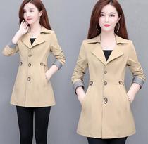 Autumn clothing new middle aged mother 30-40-50 years old woman dress spring and autumn fashion Masculine Temperament Windcoat Woman