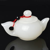 Down to 1 yuan for auction of natural Afghan white jade pots