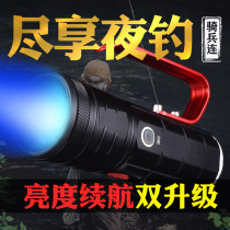 Night fishing light fishing light Spotlight Bright Light Bench Fishing Light Fish Lamp Blue Light Torch Light bright light Xenon Blue Light Lamp Black Pit