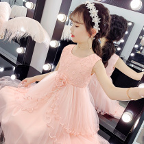 Girls' dress summer dress 2023 new foreign-faced children's skirt summer summer dress girl princess dress summer