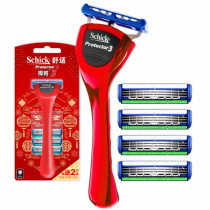 Comfortable defender shaving knife holder with 4 blade head 3 layer blade Skin Care Net Will floating knife head imported from Germany