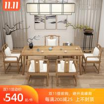 High-end Custom New Chinese Gongfu Tea table and chairs Combined tea table Suit Brief Modern Commercial Office Tea House