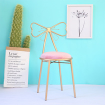 ins nail salon chair butterfly chair leisure chair Nordic modern minimalist dining chair dressing chair book chair
