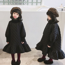 Girls autumn skirts 2021 new baby children Korean princess dress spring and autumn dresses foreign style fishtail skirt tide