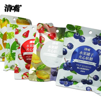 Clear mouth sandwich gummy 30g*10 bags fresh breath fruit jar Casual snacks QQ sugar Clear Q mouth gummy