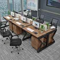 New product staff desk computer desk 246 people Company office desk screen partition card holder office table and chair