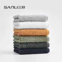 Sanlipma cotton antibacterial towel male pure cotton adult soft wash face house water is not easy to remove whole cotton female