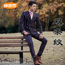 2022 New Shadow Building Photo Suits Studio Photography Themed Mens Suit Writing Real Photo Performance Costumes